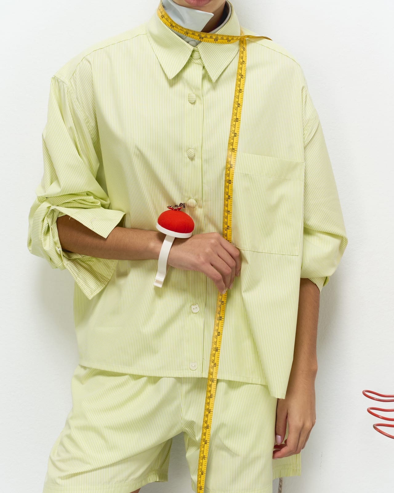 Oversized striped silk-cotton shirt